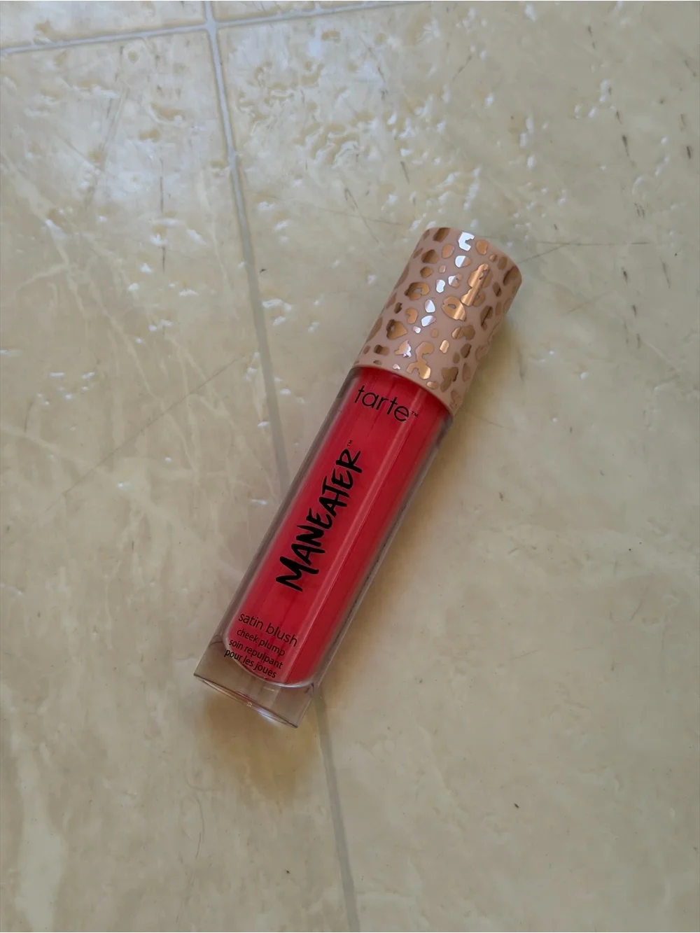 tarte Maneater Satin Blush poppy